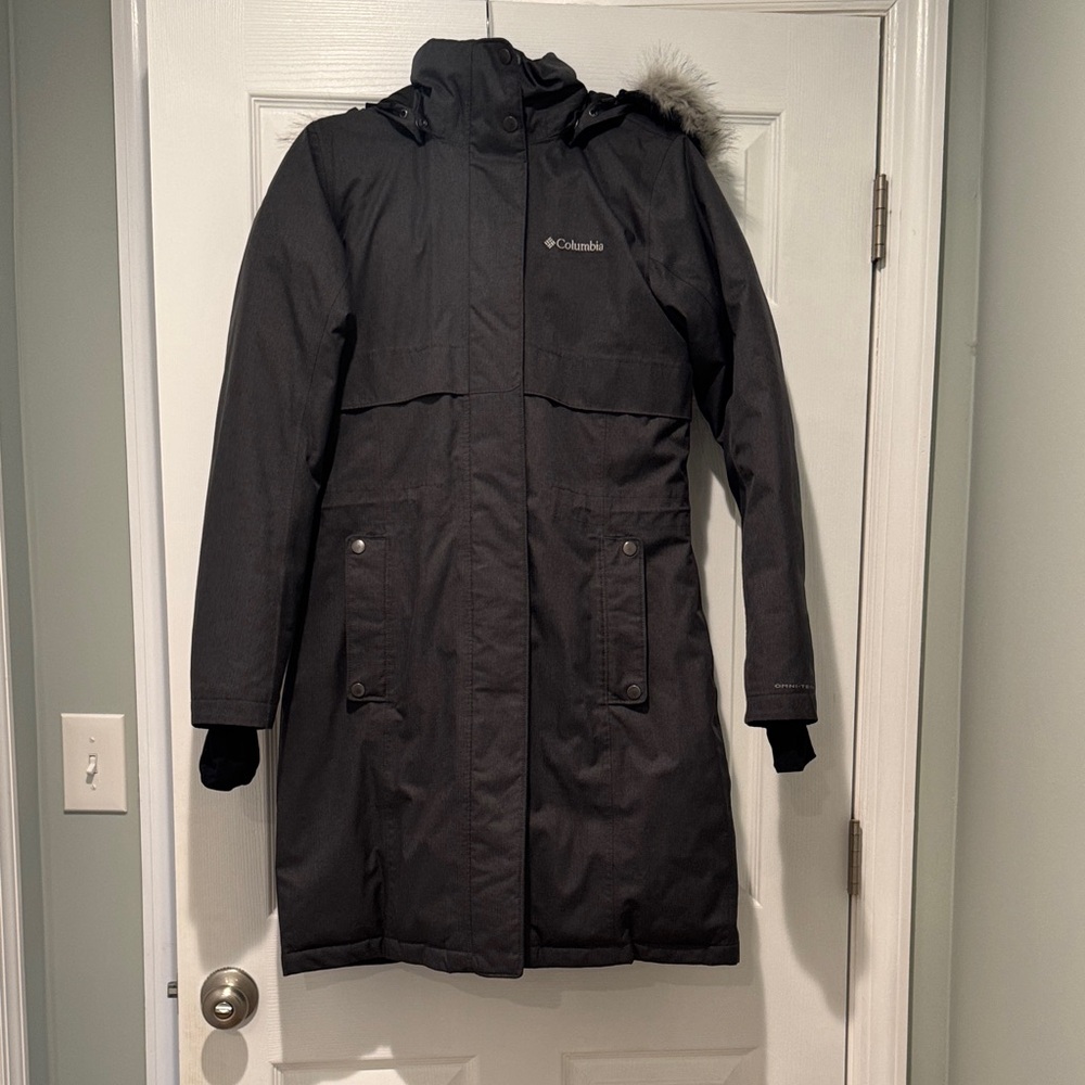 Columbia Charcoal Hooded Parka